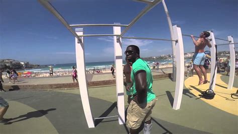 Video Tour Of Bondi Beach New Outdoor Gym Youtube