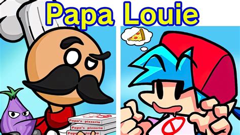 Friday Night Funkin Vs Papa Louie Full Week Demo Fnf Mod Papa S Funkeria Papa S Pizzeria