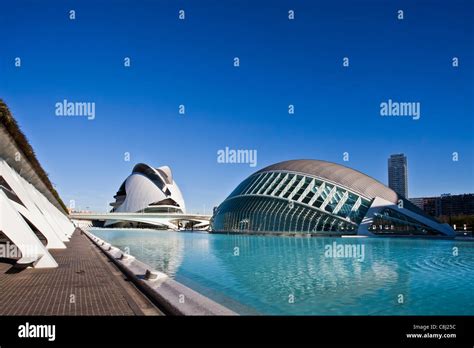 Spain Europe Valencia City Of Arts And Science Calatrava