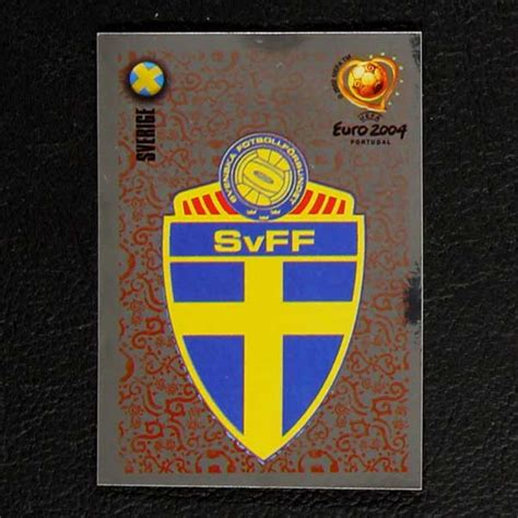 Euro 2004 Nr 179 Panini Sticker Wappen Schweden Sticker Worldwide