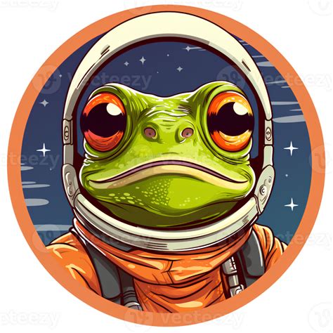 Space Frog Cartoon Ai Generative 28671540 Png