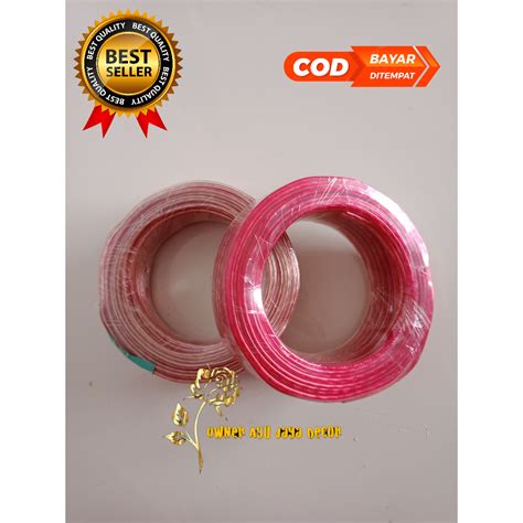 Jual Kabel Transparan Kabel Serabut Harga Rol Panjang M Line