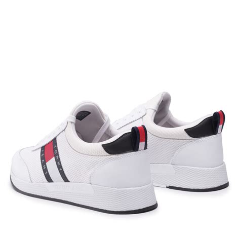 Sneakers Tommy Jeans Flexi Runner EM0EM00959 White YBR Eschuhe De