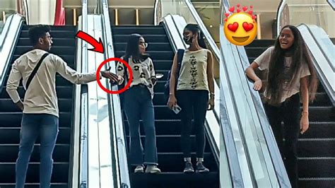 Touching Strangers Hands On The Escalator Prank In India Your