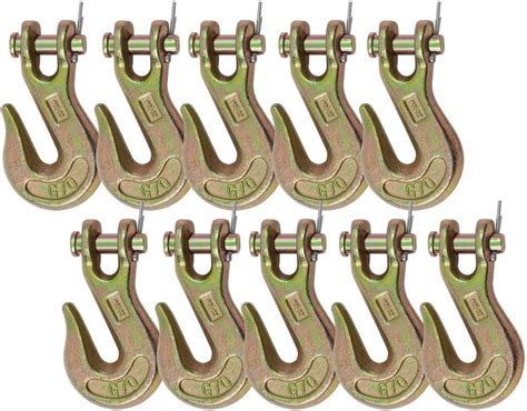 Mytee Products Pack Clevis Grab Hooks Grade For Wrecker Tow