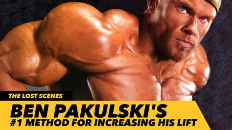 Ben Pakulskis 1 Method For Increasing His Lifts Generation Iron