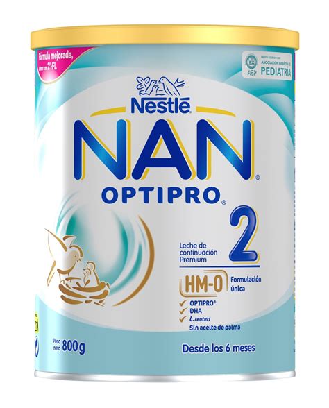 Leche de Continuación Nan Optipro 2 en polvo 6 a 12 meses 800 g Nestlé