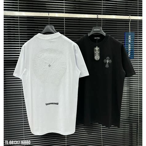 Hot O Thun Chrome Hearts Th U H Nh Thi T K Hot Trend Nam N New Shopee Vi T Nam