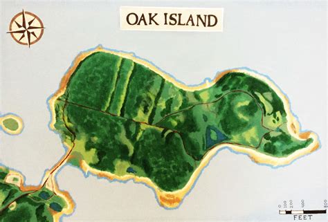 Oak Island map by Isadorrah on DeviantArt