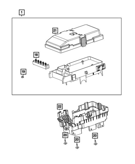 Power Distribution Fuse Block Junction Block Relays And Fuses For 2021 Jeep Cherokee Mopar