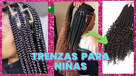 TRENZAS AFRICANAS PARA NIÑAS peinadosfaciles peinadosparaniñas