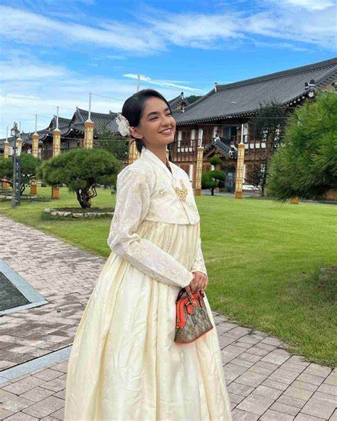 Anushka Sen Looks Alluring In Traditional Korean Outfit Hanbok