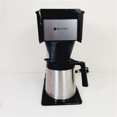 Bunn Coffee Maker Model Btx B 10 Cup Black Stainless Steel Carafe Silver Ebay