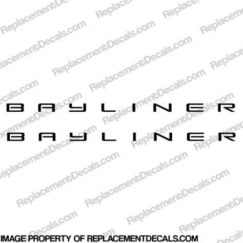 Bayliner Boats 28 Logo Decal Any Color Set Of 2