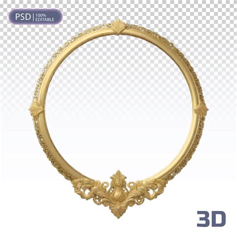 Premium PSD | A 3d image of a 3d design in the shape of a circle