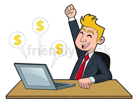 Making Money Clipart Image