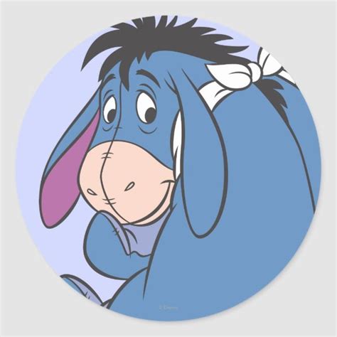 Create Your Own Sticker Zazzle Whinnie The Pooh Drawings Winnie The Pooh Pictures Eeyore