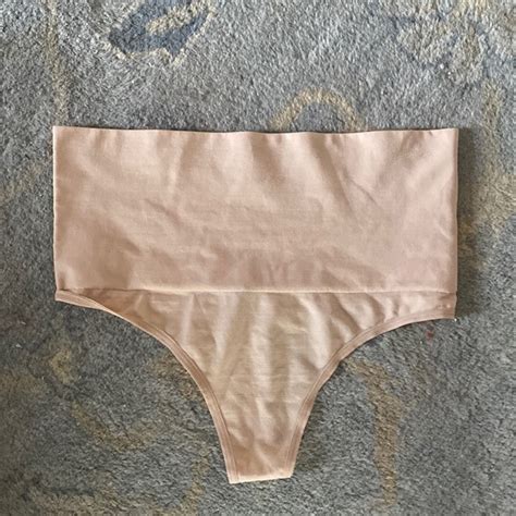 Victoria S Secret Intimates Sleepwear Victorias Secret Nude High Waist Seamless Thong