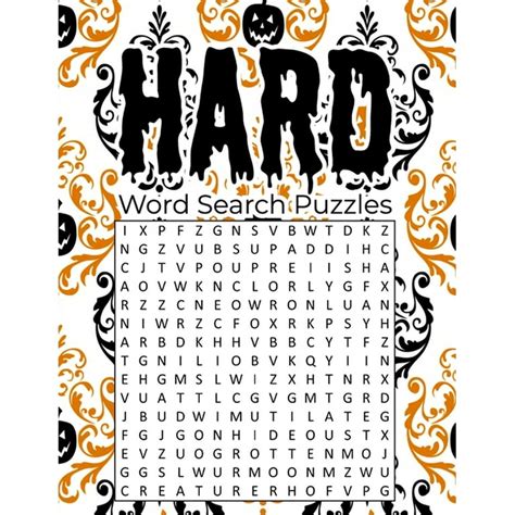 Free Printable Hard Word Searches For Adults