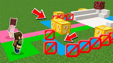 Mapa De LUCKY BLOCKS Con CAMINO SECRETO YouTube