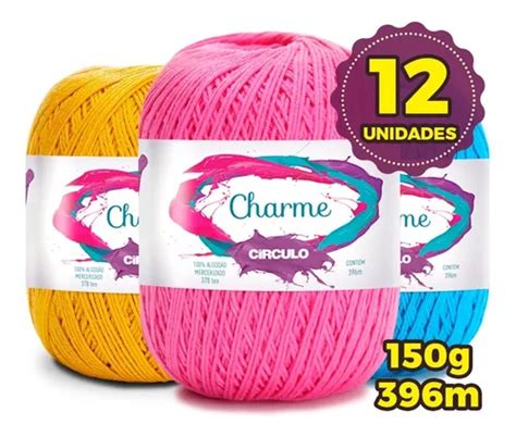Linha Charme Qual Agulha Usar - Linha Fio Charme Círculo - Kit 12 Unidade + Agulha Soft | Parcelamento ...