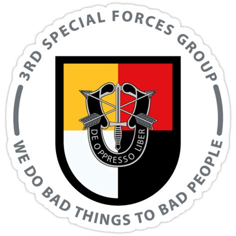 "3rd Special Forces Group" Stickers by 5thcolumn | Redbubble