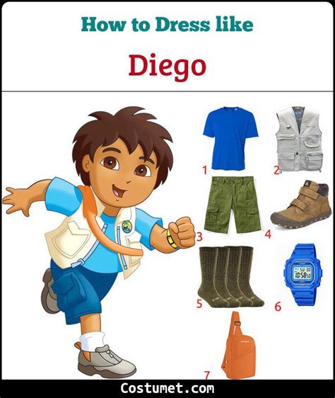 Dora The Explorer Boots Diego Costume For Cosplay Halloween 2022 Artofit