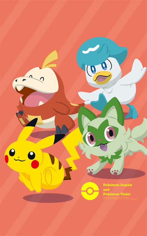 smiling, Pokémon, Nintendo, Sprigatito, Fuecoco, Quaxly, video game art
