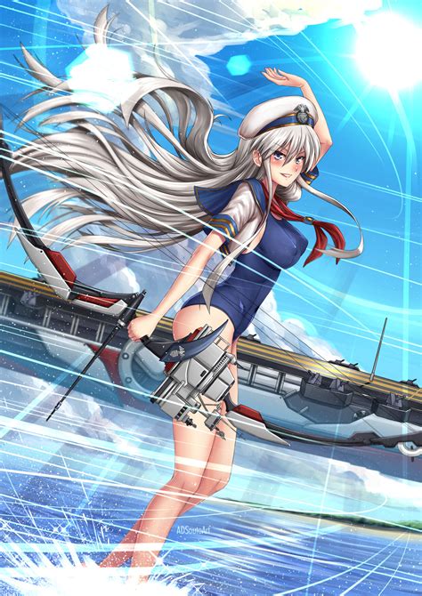 Anime Ero Swim Enterprise Azur Lane Enterprise Bilan Hangxian