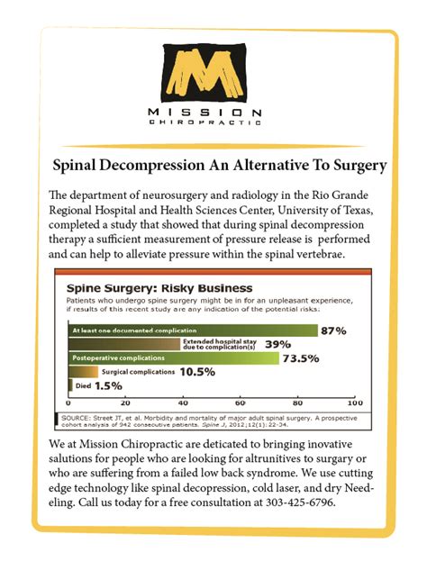 Spinal Decompression An Alternative To Surgery - Mission Chiropractic