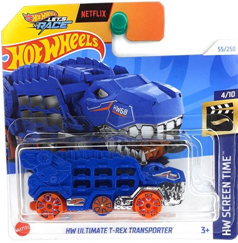 Hot Wheels Hw Ultimate T Rex Transporter Hw Screen Time Let S Race