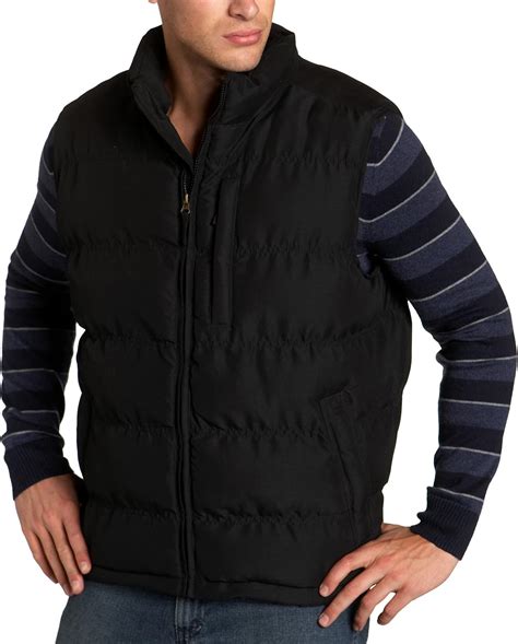 Weatherproof Men S Microfiber Vest Black Xx Large Clothing