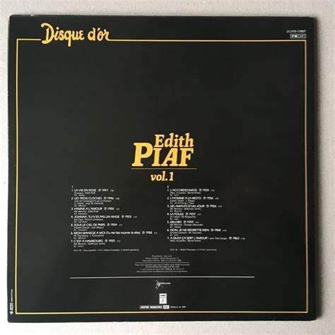 Edith Piaf Disque D Or Vol Lp Chanson Klassiker Kaufen Auf Ricardo