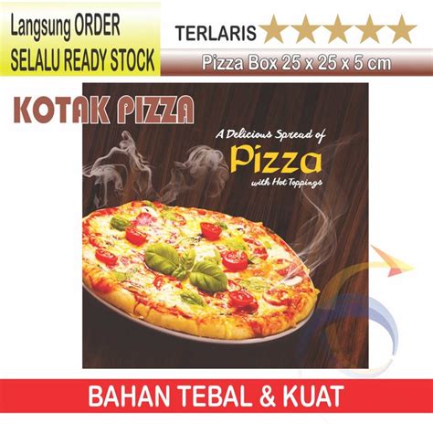 Jual Jual Box Pizza Kotak Pizza Dus Pizza 25x25x5 Full Color