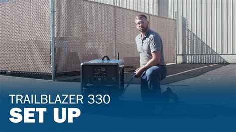 Miller Trailblazer® 330 Engine Driven Welder Set Up Video Youtube