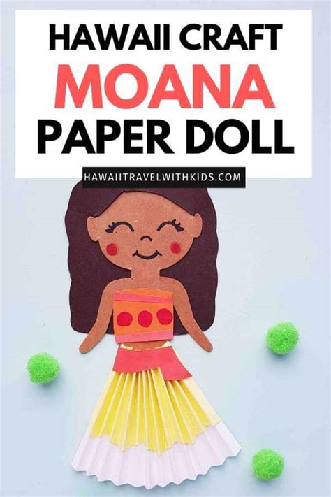 Disneys Moana Craft Moana Paper Doll Hawaii Travel With Kids