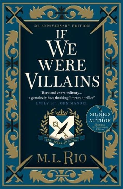 Rio M If We Were Villains 5th Ann Signed Ed von M L Rio Bücher