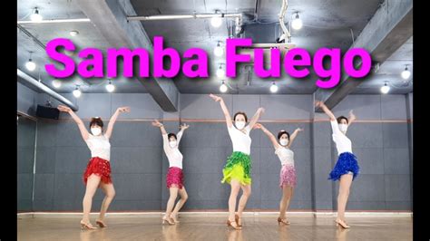 Samba Fuego Line Dance Easy Intermediate Demoandcount Youtube