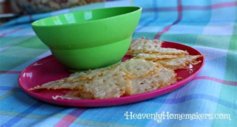 Simple Snack Recipe: Parmesan Crisps | Heavenly Homemakers