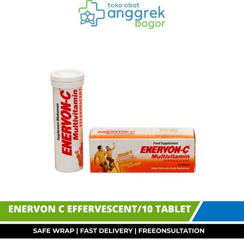 Jual Enervon C Effervescent Tablet Vitamin Daya Tahan Tubuh