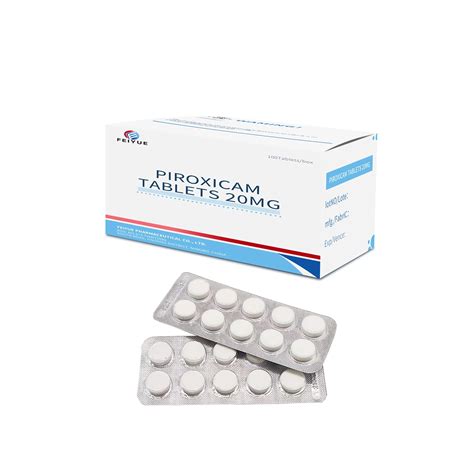 Piroxicam Tablets 20mg With GMP Certificate China Piroxicam Tablets