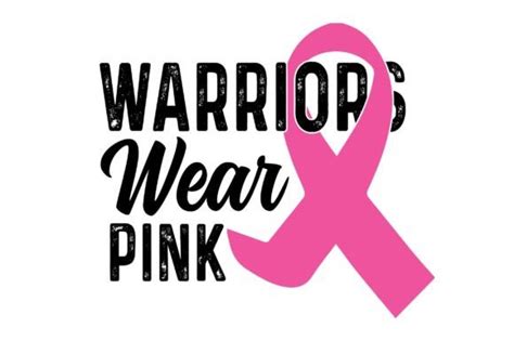 Warriors Wear Pink Breast Cancer Svg Graphic By Creative T Shirt Design · Creative Fabrica