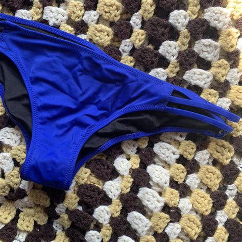 Victorias Secret Royal Blue Bikini Set With Double Depop