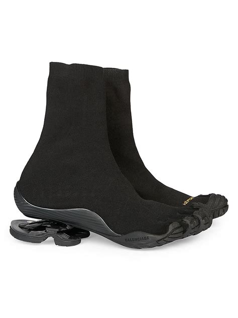 Balenciaga Vibram X High-top Toe Sneakers in Black for Men | Lyst