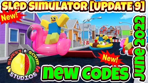 2022 All Secret Codes Roblox Sled Simulator Update 9 Boost Coins