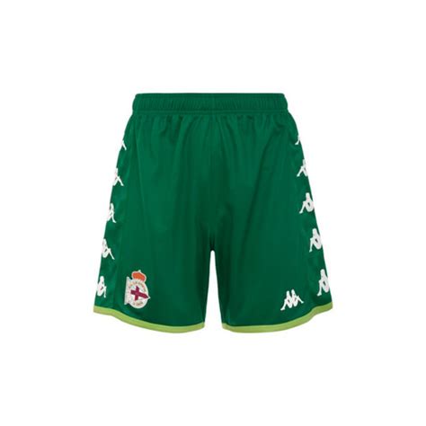 Short Kappa Deportivo La Coruña Kit Extérieur 2022 2023 Green Fútbol