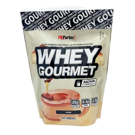 Whey Gourmet Refil Pudim Fn Forbis 907g Massa Muscular Magazine Luiza