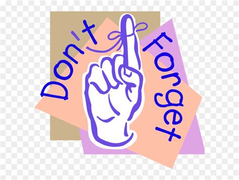 Don T Forget Don T Forget Clip Art Free Free Transparent PNG