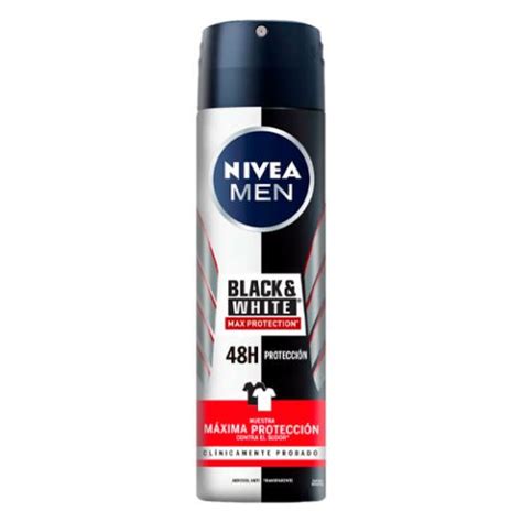 Nivea Men Antitranspirante Black White Max Protection Ml Ecofarmacias