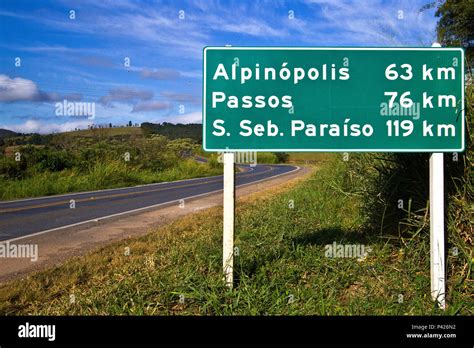 Placa Indicando Km Hi Res Stock Photography And Images Alamy